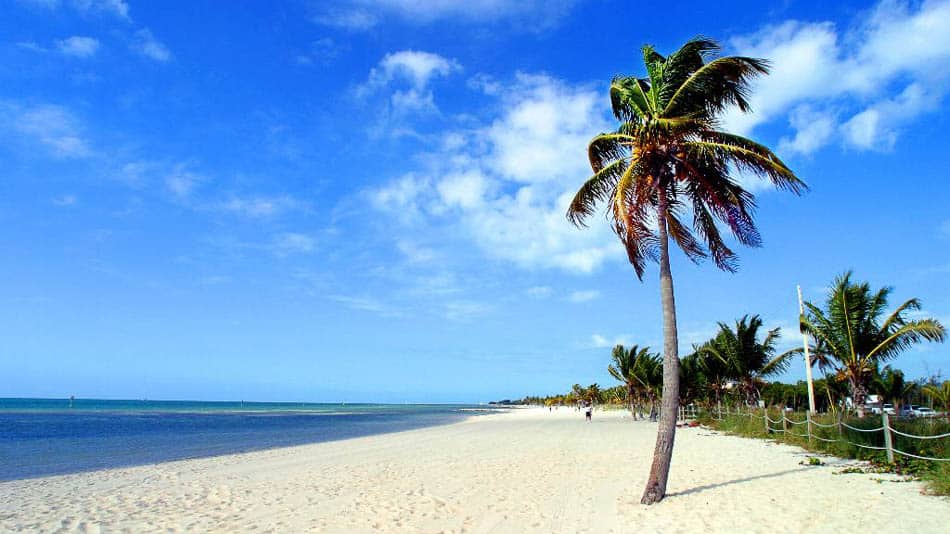 Smathers Beach, uma das melhores praias de Key West