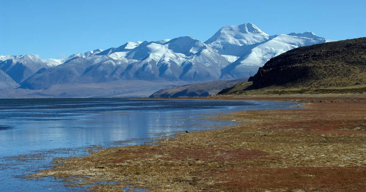 Lago Manasarovar, no Tibet