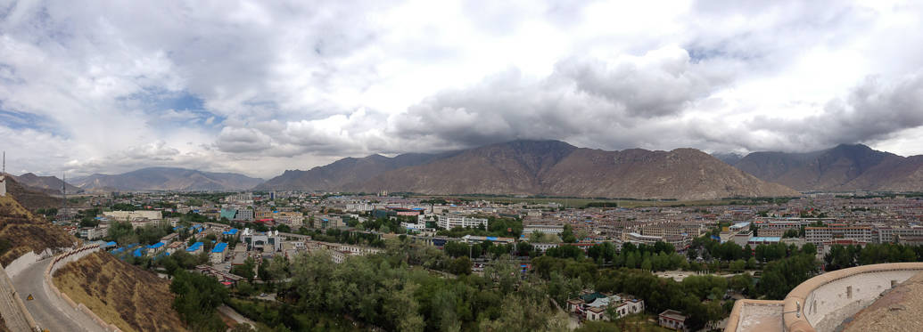 Dicas de viagem para o Tibet: vista de Lhasa
