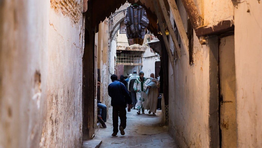 rua, Medina, Fès, Marrocos