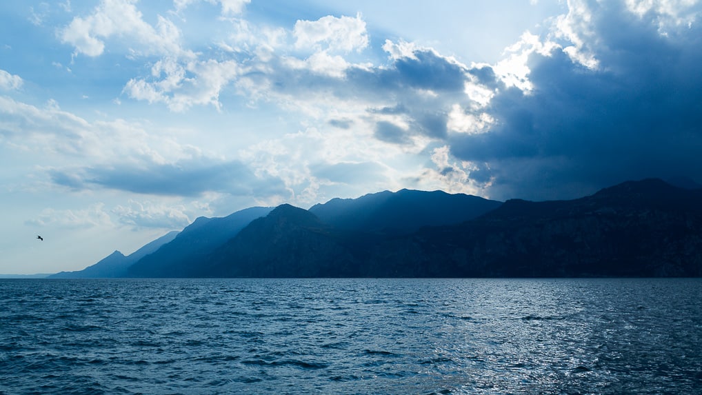 O belíssimo Lago di Garda, na Itália