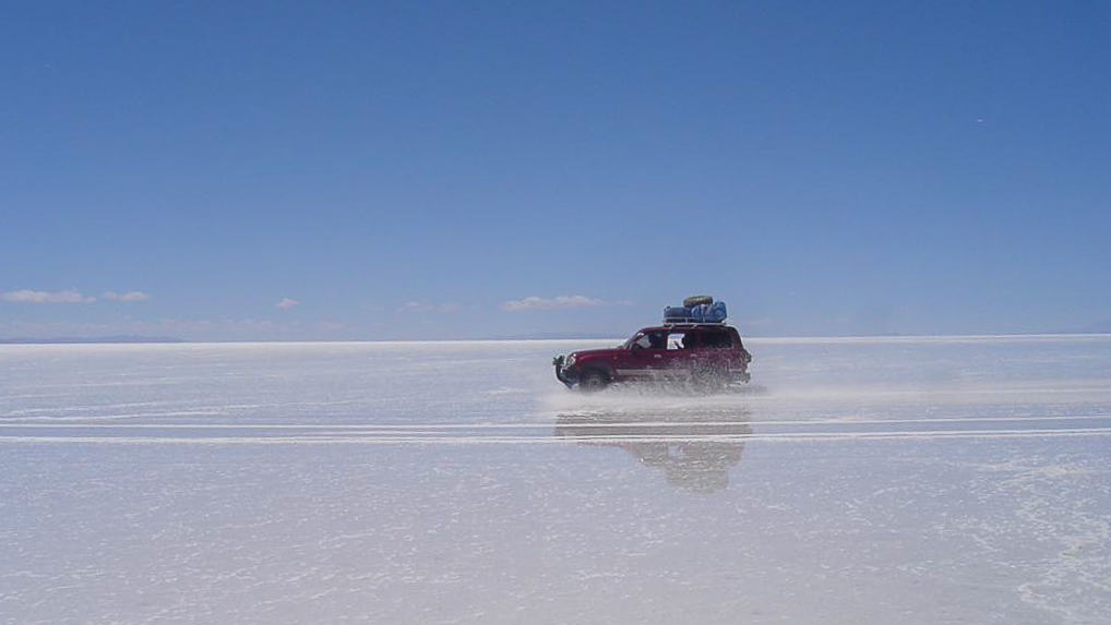 Salar do Uyuni, na Bolívia