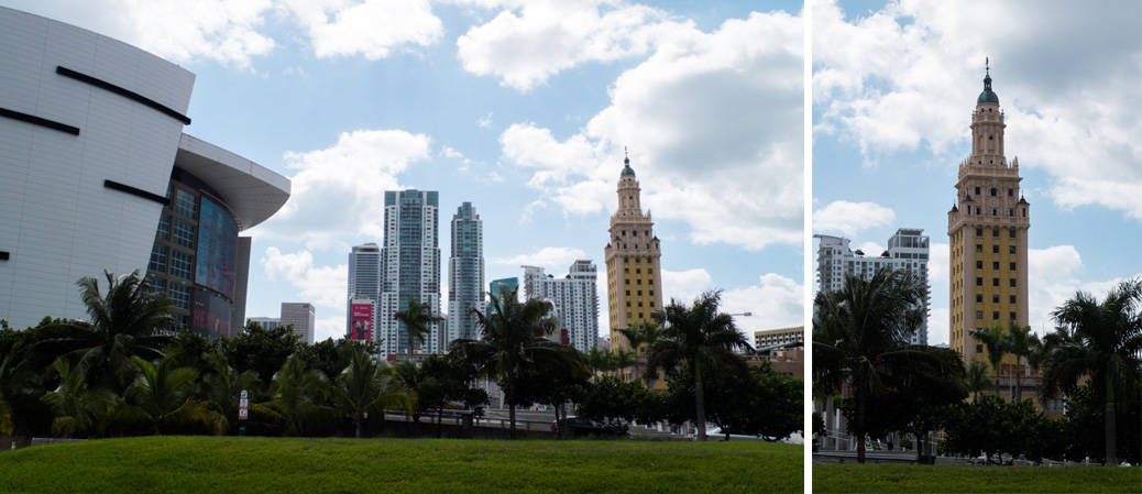 Downtown Miami com Metromover