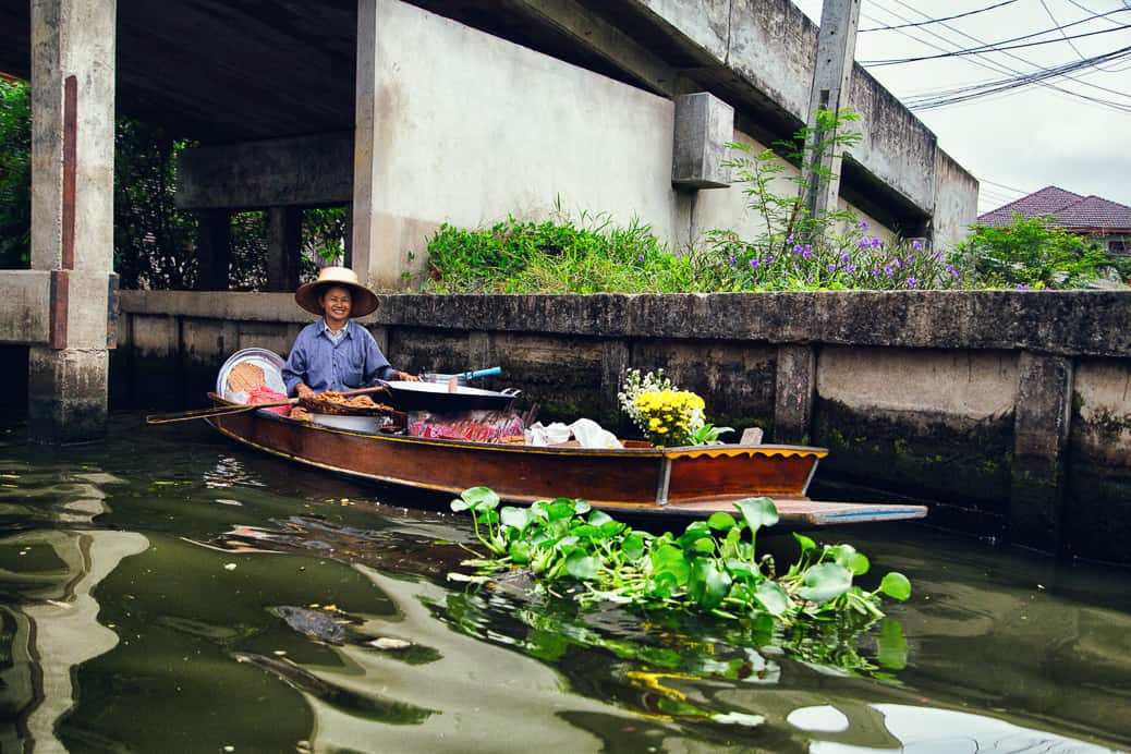 Canais de Thonburi, em Bangkok