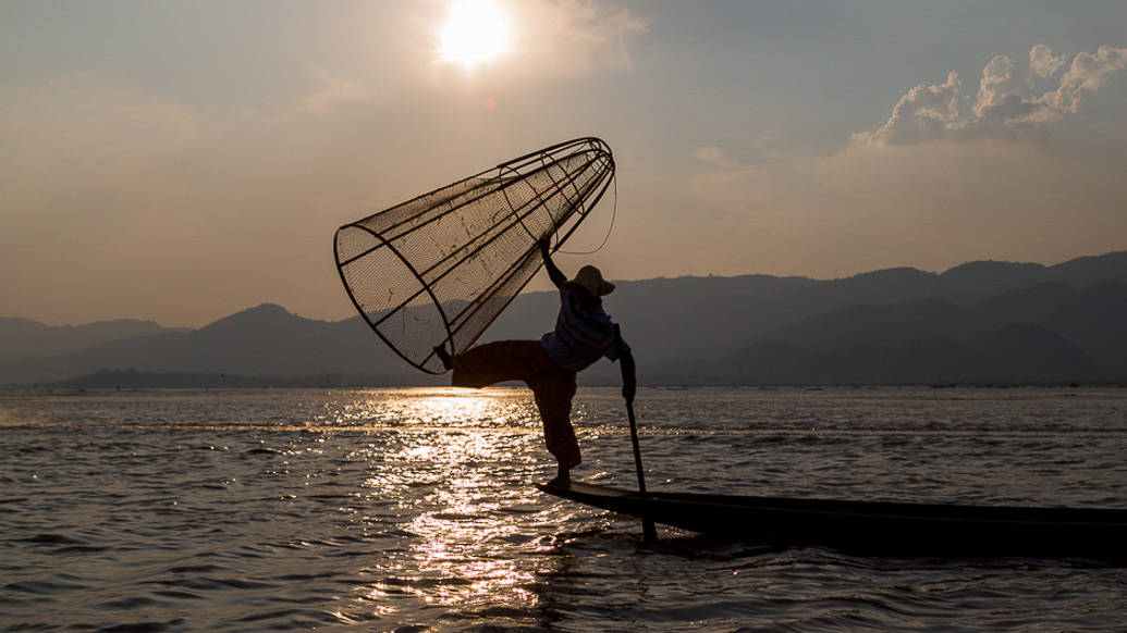 Lago Inle em Myanmar