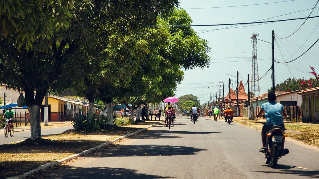 Rua em Soure, na Ilha do Marajó