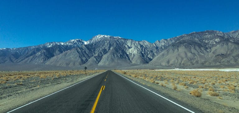 Do Death Valley ao Yosemite no Inverno