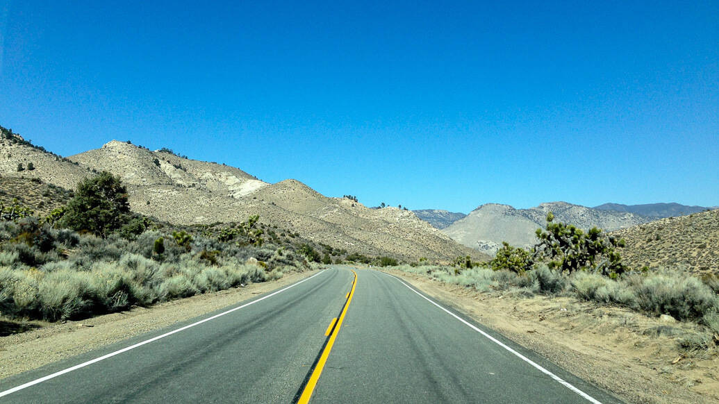 Do Death Valley ao Yosemite no inverno