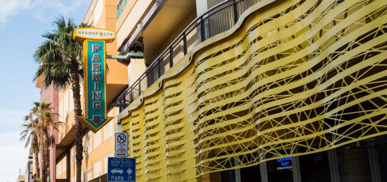 Onde estacionar na Fremont Street em Las Vegas