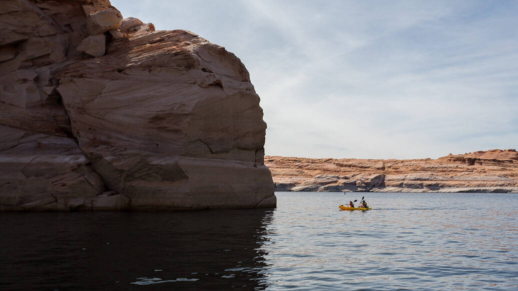 Passeio de barco no Antelope Canyon