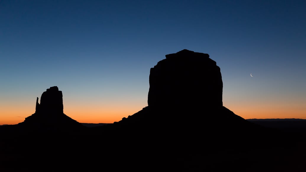 Amanhecer no Monument Valley