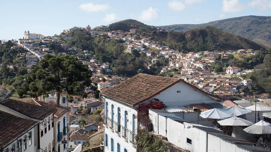 Mirantes em Ouro Preto: vista da casa de Tomas Antônio Gonzaga