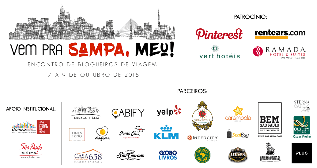 Parceiros do Vem pra Sampa, meu! 2016