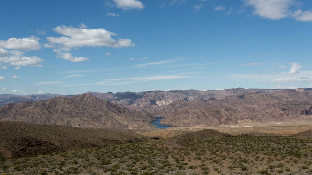 Mirante do Black Canyon, perto de Las Vegas