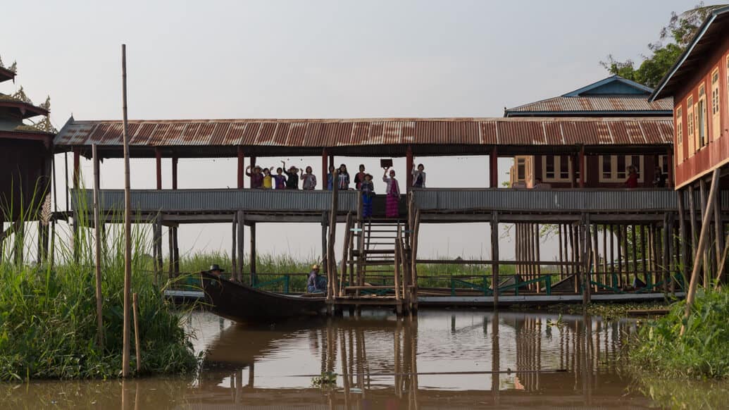 Lago Inle em Myanmar