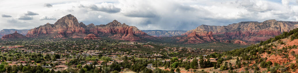 Panorama do Airport Vortex em Sedona