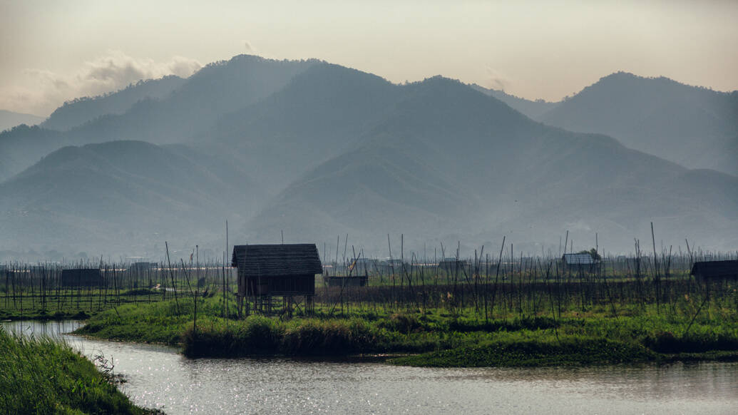 Lago Inle em Myanmar