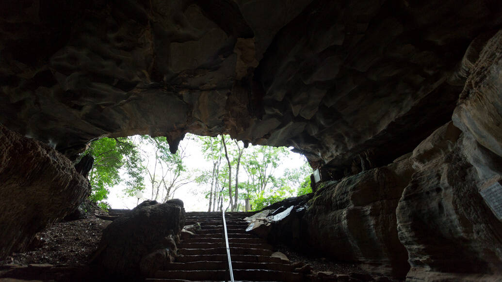 Entrada da Gruta da Lapinha, parte da Rota das Grutas Peter Lund