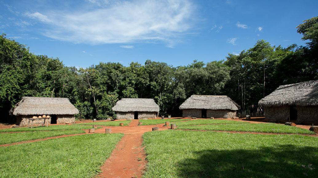 Aldeia Timbira no Memorial do Cerrado em Goiânia