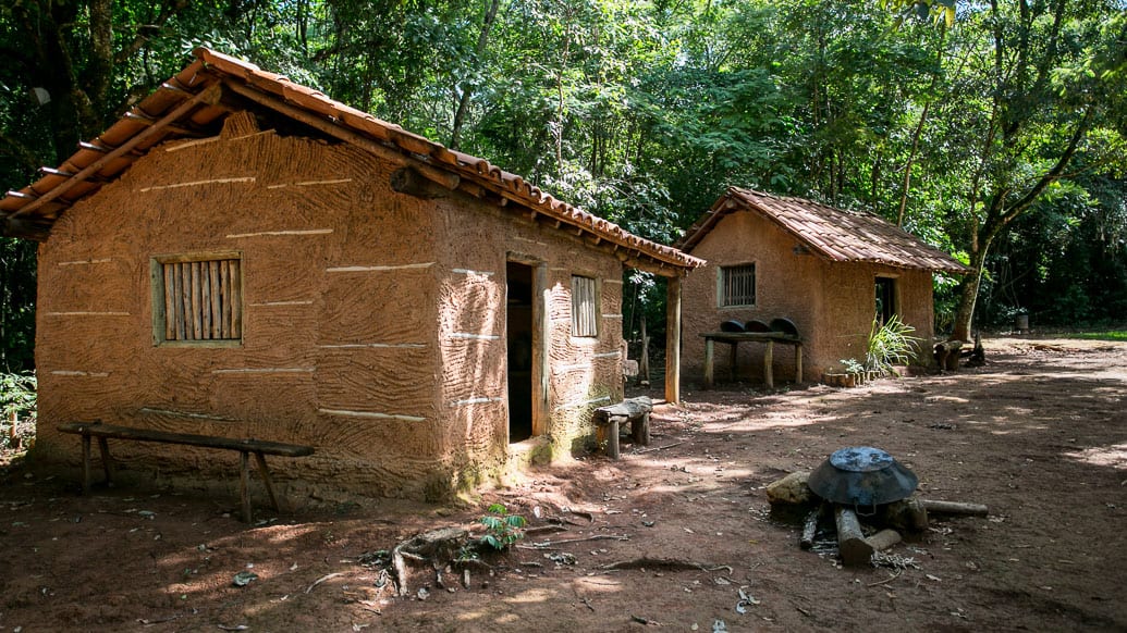 Quilombo, no Memorial do Cerrado em Goiânia