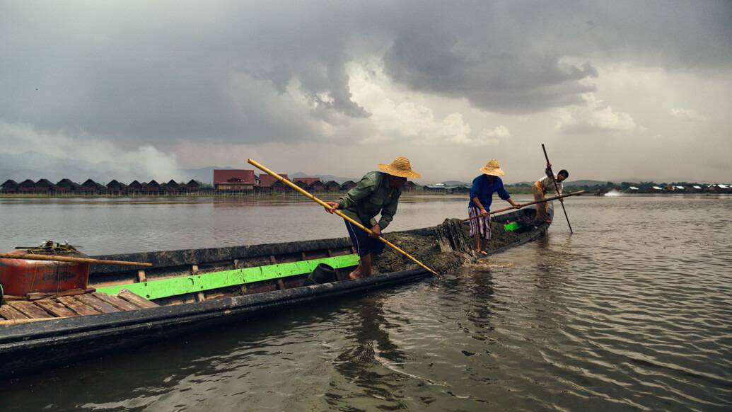 Lago Inle em Myanmar