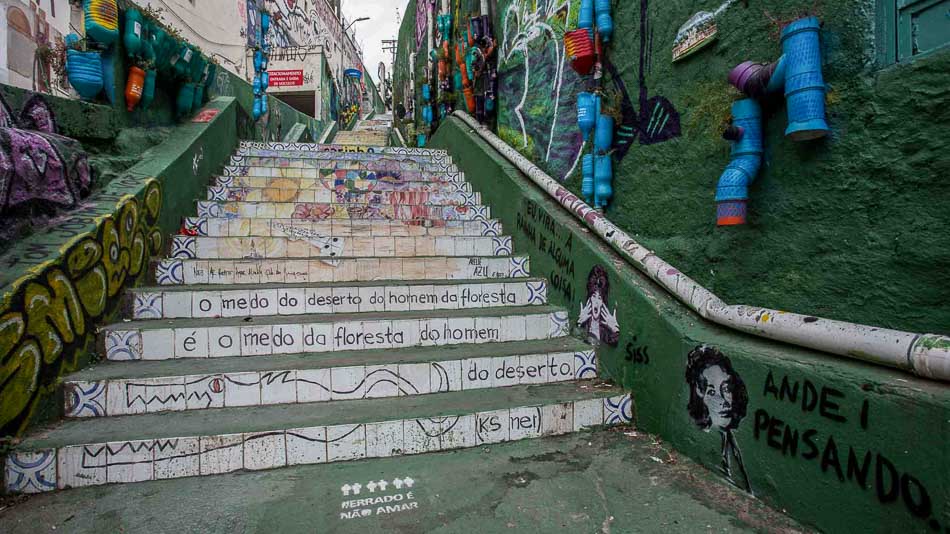 Escadaria do Patápio, perto do Beco do Batman em SP