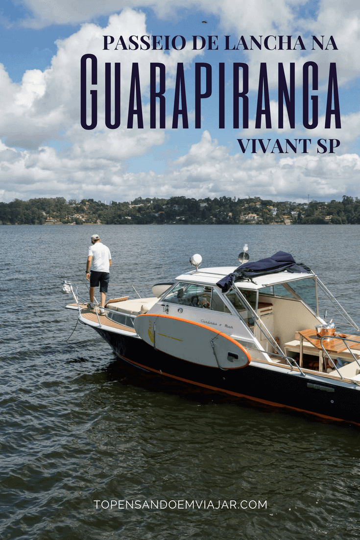 Vamos conhecer a represa Guarapiranga de lancha, nesse passeio diferente em SP oferecido pela Vivant SP. Vem pra Sampa, meu! passeio diferente em SP