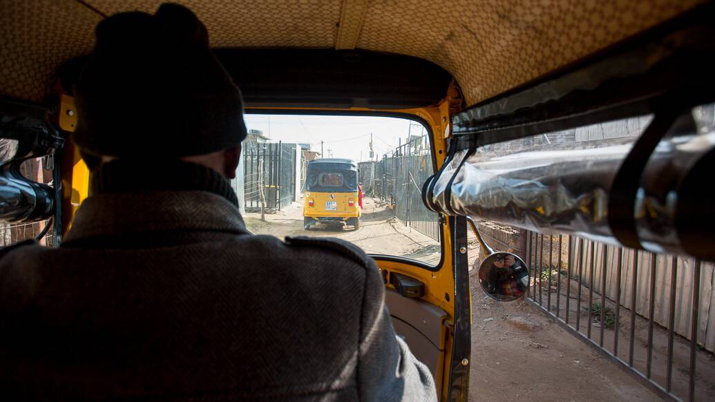 Passeio de tuk tuk em Soweto