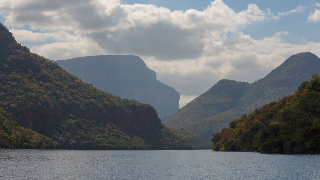 Passeio de barco no Blyde River Canyon, na África do Sul