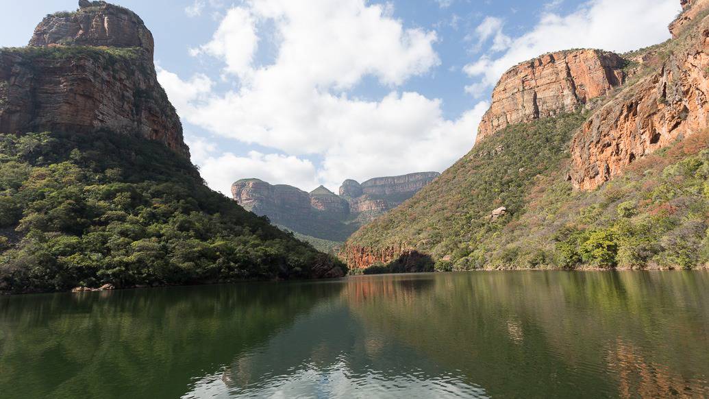 Passeio de barco no Blyde River Canyon, na África do Sul