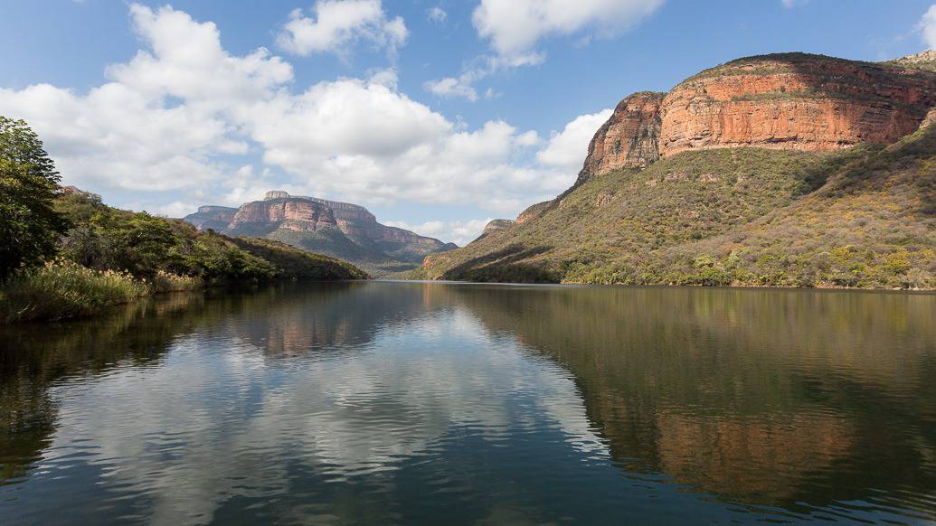 Passeio de barco no Blyde River Canyon, na África do Sul