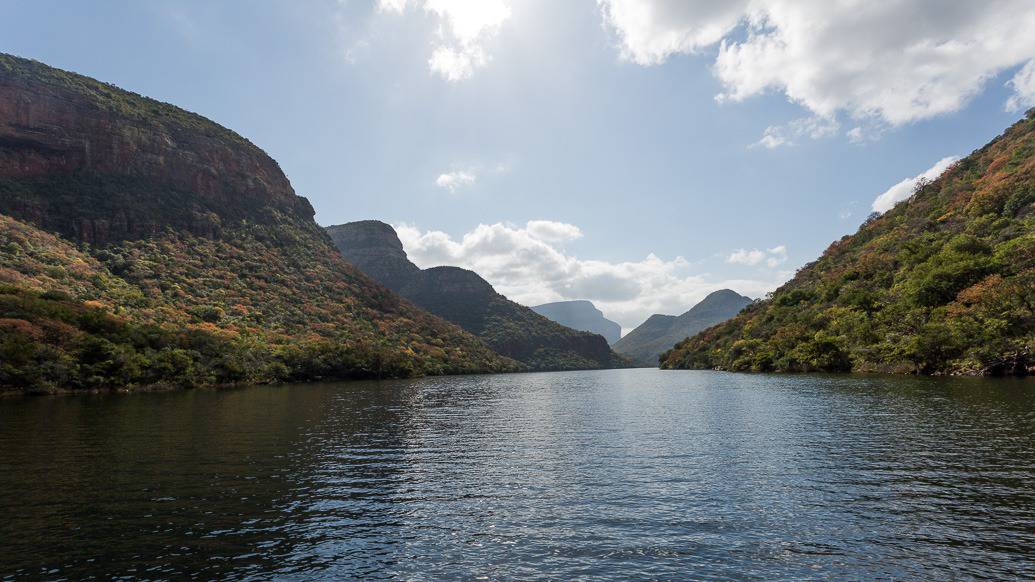 Passeio de barco no Blyde River Canyon, na África do Sul