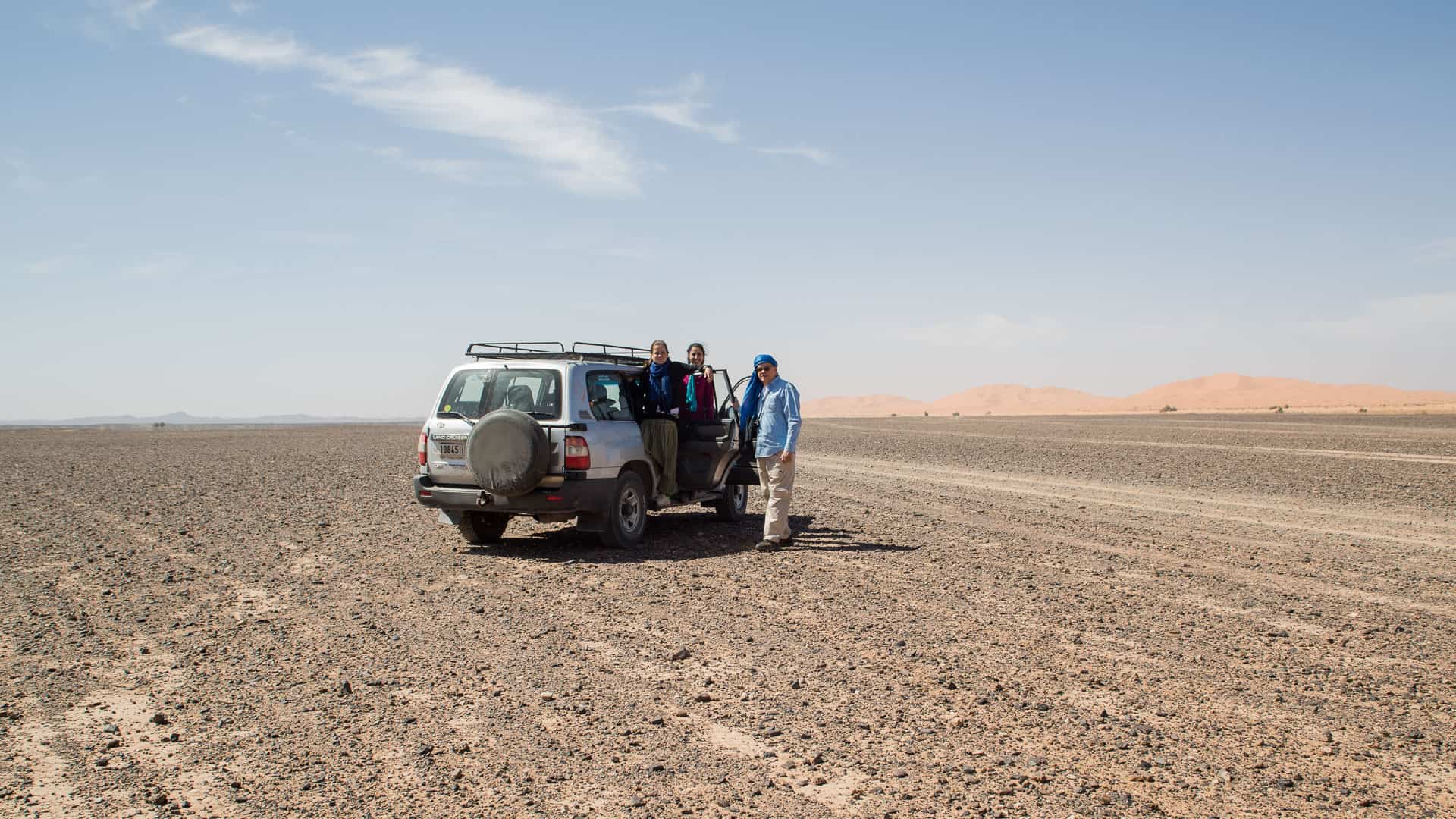 Passeio de 4x4 no Deserto do Saara em Merzouga, no Marrocos