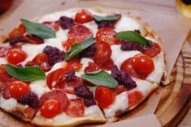 Pizza deliciosa no Massa na Caveira