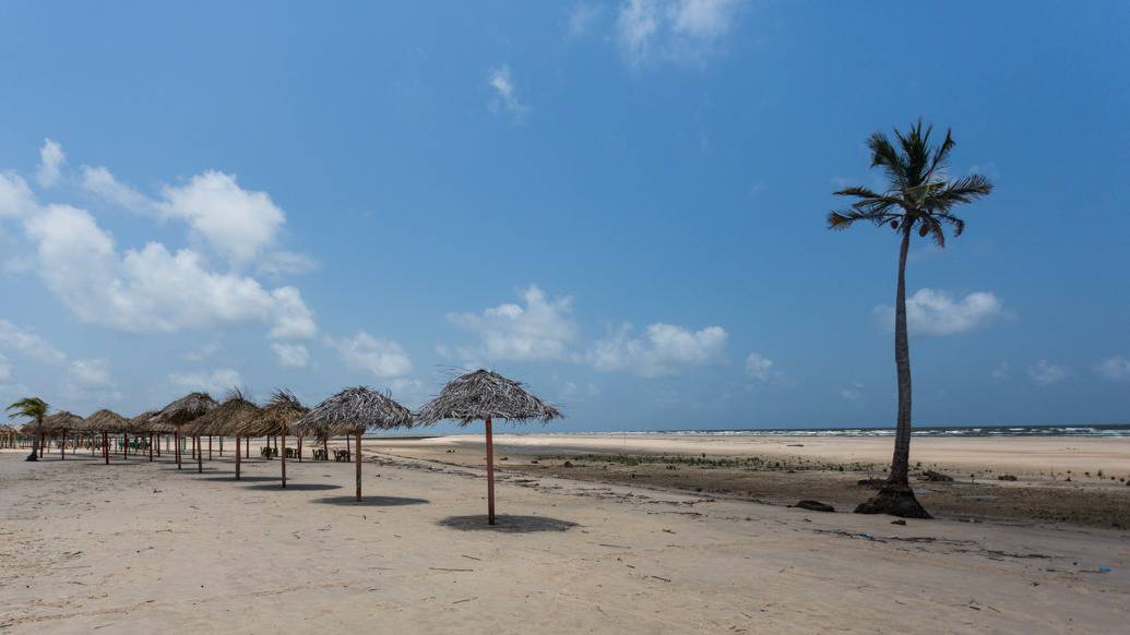 Praia do Pesqueiro, em Soure, na Ilha de Marajó
