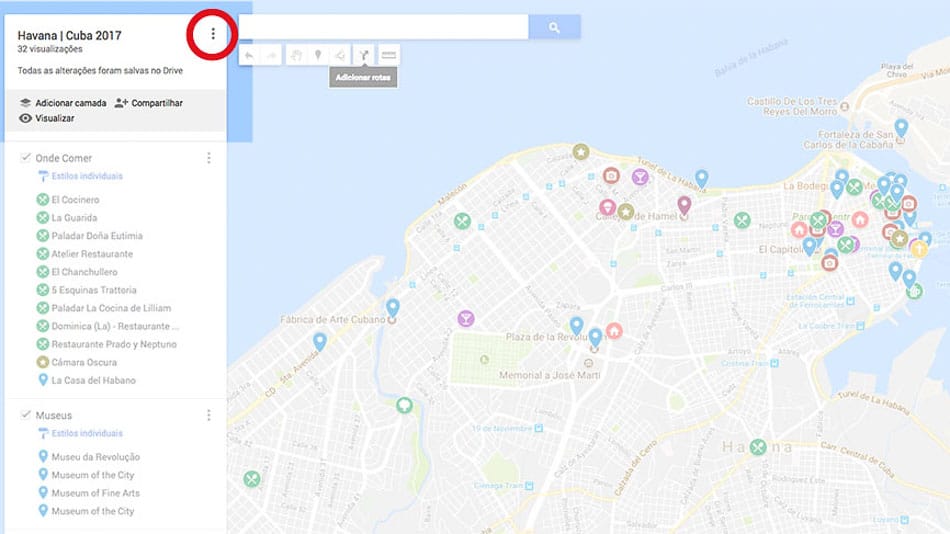 Como usar um mapa personalizado do Google offline