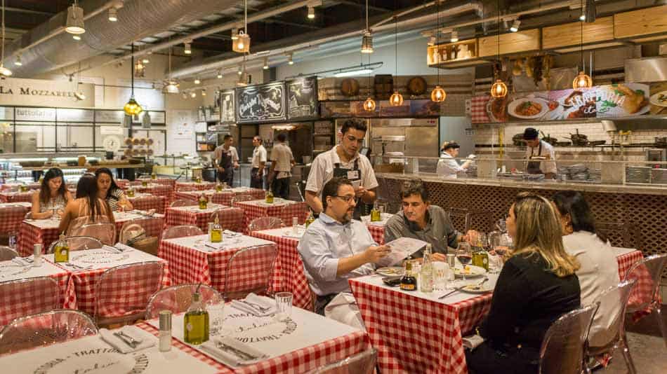 Jantar itinerante no Eataly SP