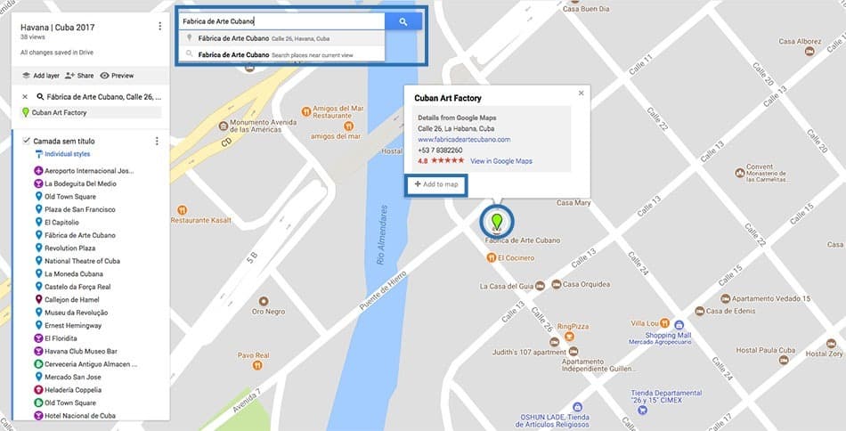 Dicas de como usar o Google My Maps para montar roteiros de viagem