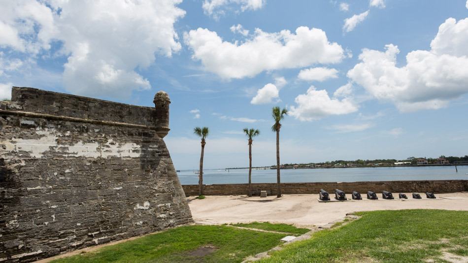 Castillo de San Marcos, o forte de St. Augustine, Flórida