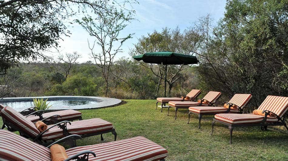 Piscina no Waterbuck Game Lodge, na reserva Thornybush