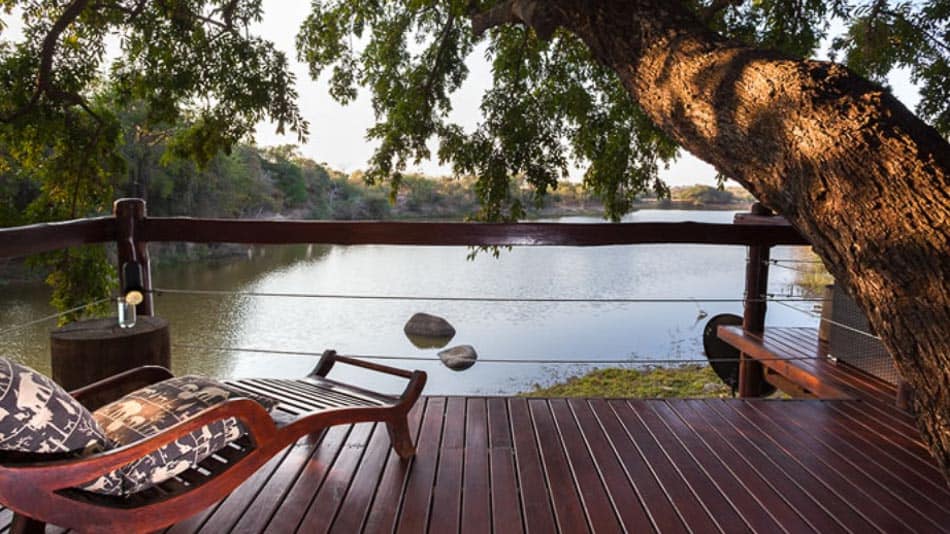 Thornybush Waterside Lodge, na reserva Thornybush, na África do Sul