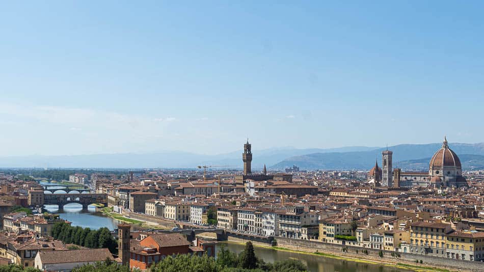 Piazzale Michelangelo: umas das melhores regiões onde ficar em Florença
