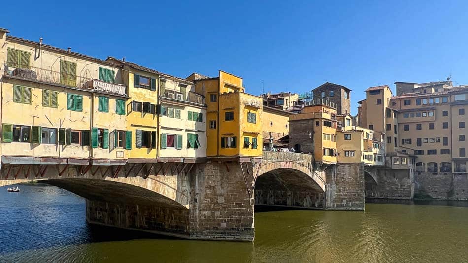 Ponte Vecchio: um dos principais cartões postais de Florença