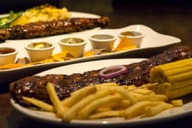Comida do Tony Roma’s Brasil