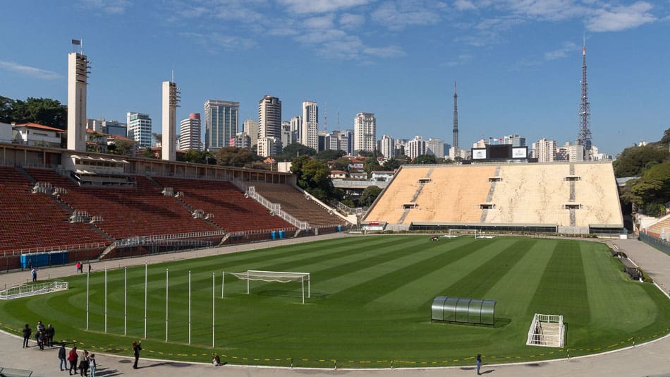 Gramado do Estádio do Pacaembu