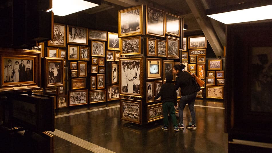 Sala Origens, no Museu do Futebol em SP