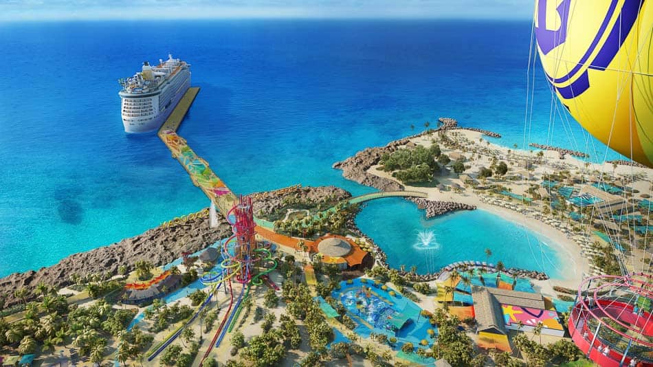 Cococay, a ilha da Royal Caribbean nas Bahamas