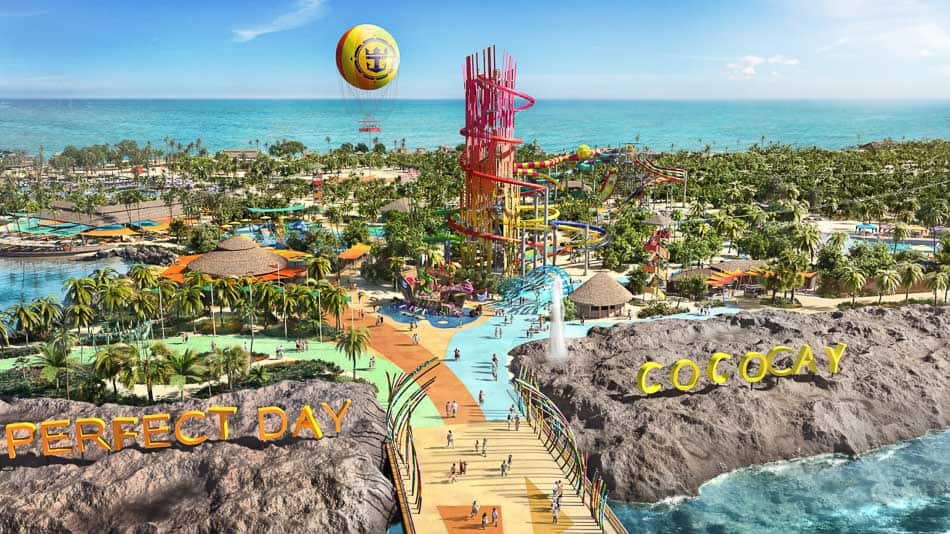 Cococay, a ilha da Royal Caribbean nas Bahamas