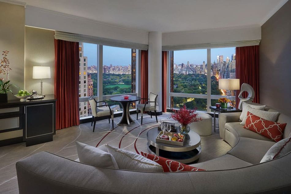 Mandarin Oriental: dica de hotel em Nova York com vista para o Central Park 15 hotéis em Nova York com as melhores vistas da cidade