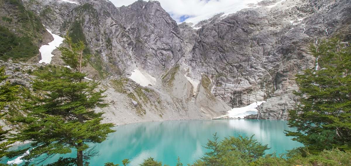 Laguna Gnomos, na Patagônia Aysén